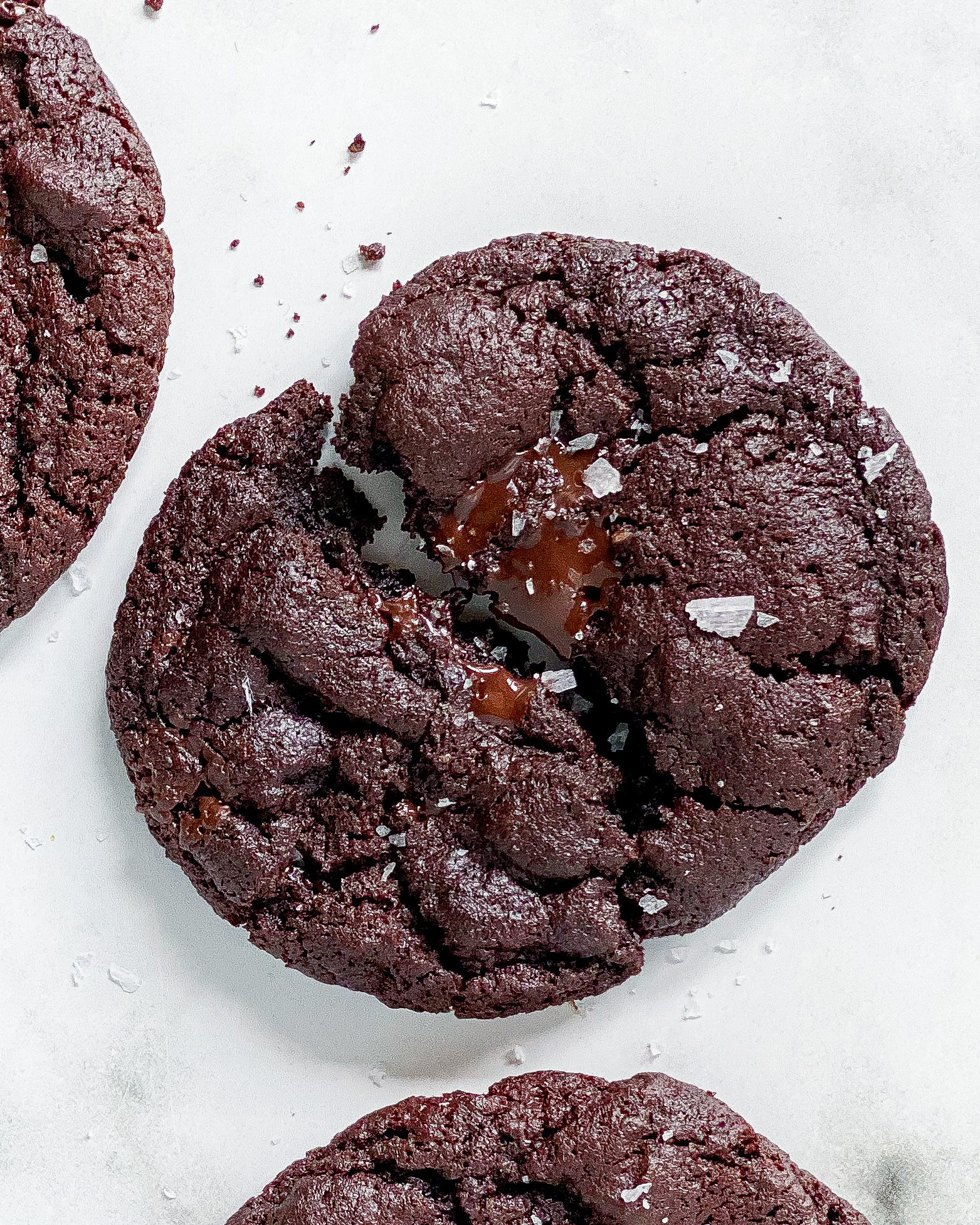 Veganske brownie cookies af Alberte Stengaard